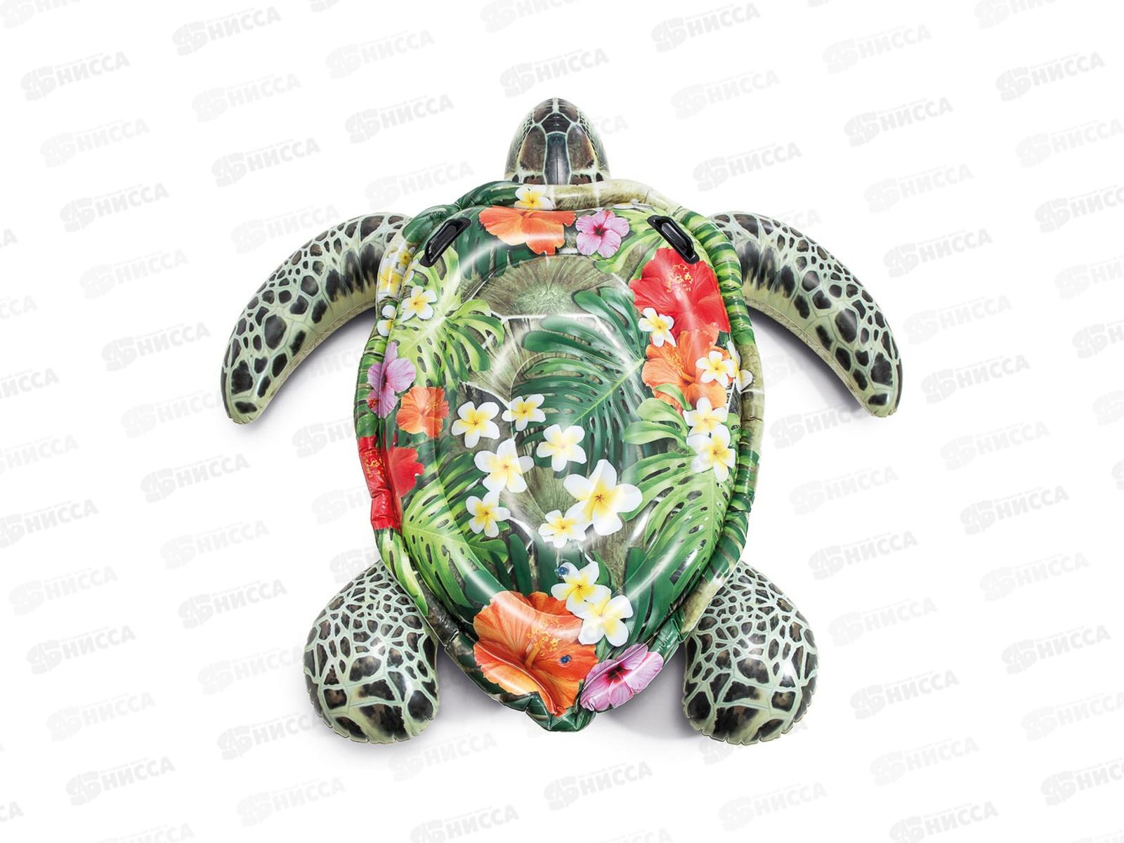 Плот надувной 57555 Настоящая черепаха (191*17см) от 3-х лет INTEX