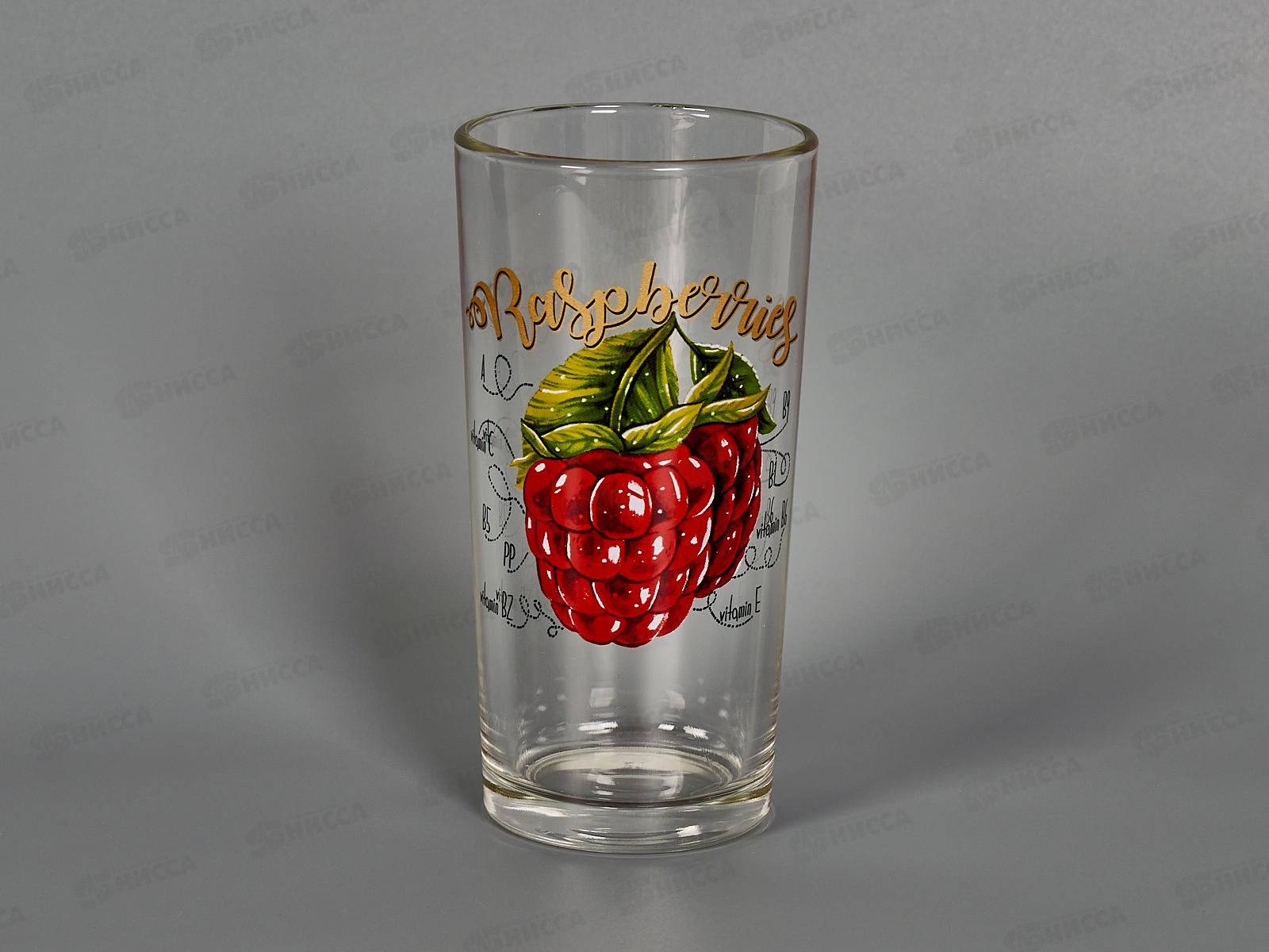 Набор стаканов &quotОда&quot (Полезная малина) 230мл 6шт. *6 1256-6