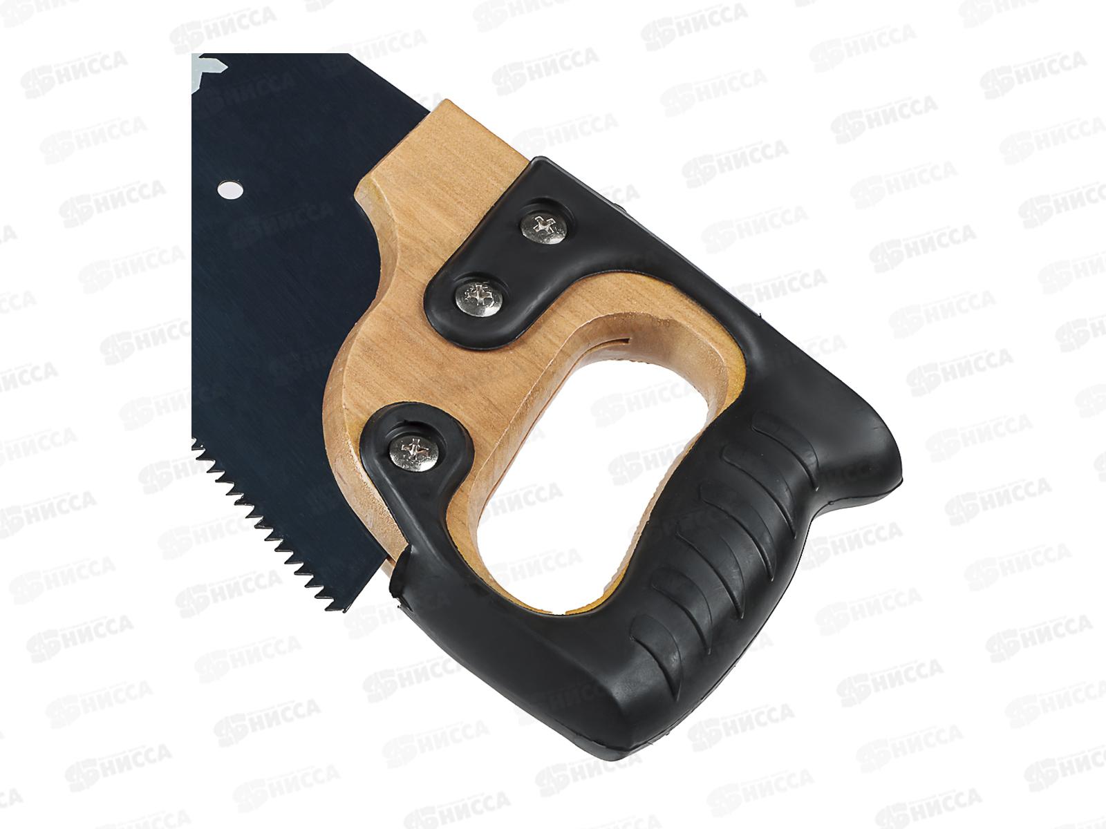 Ножовка по дереву &quotЕрмак&quot 350мм деревянная ручка 663-128 г