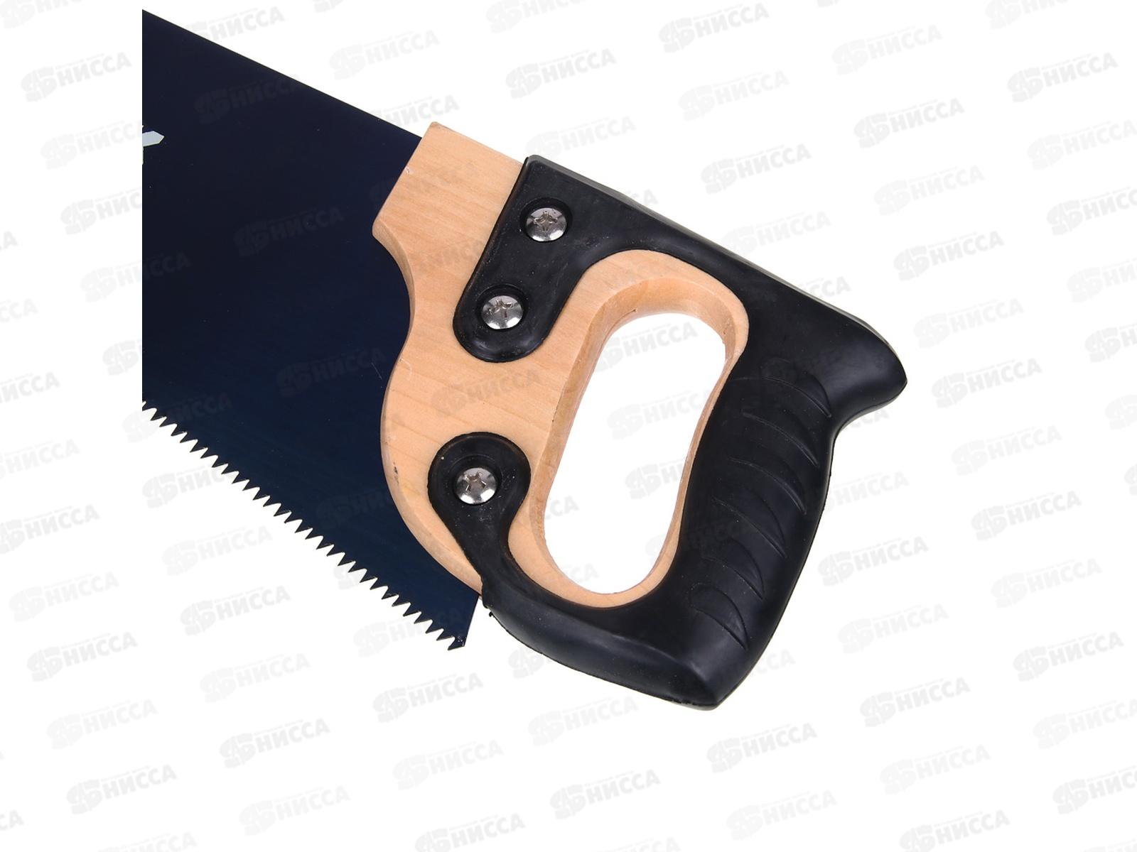 Ножовка по дереву &quotЕрмак&quot 500мм деревянная ручка 663-130 г