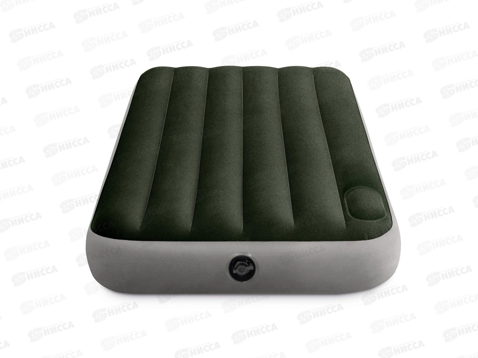 Кровать надувная 64761 99*191*25см насос INTEX  *4