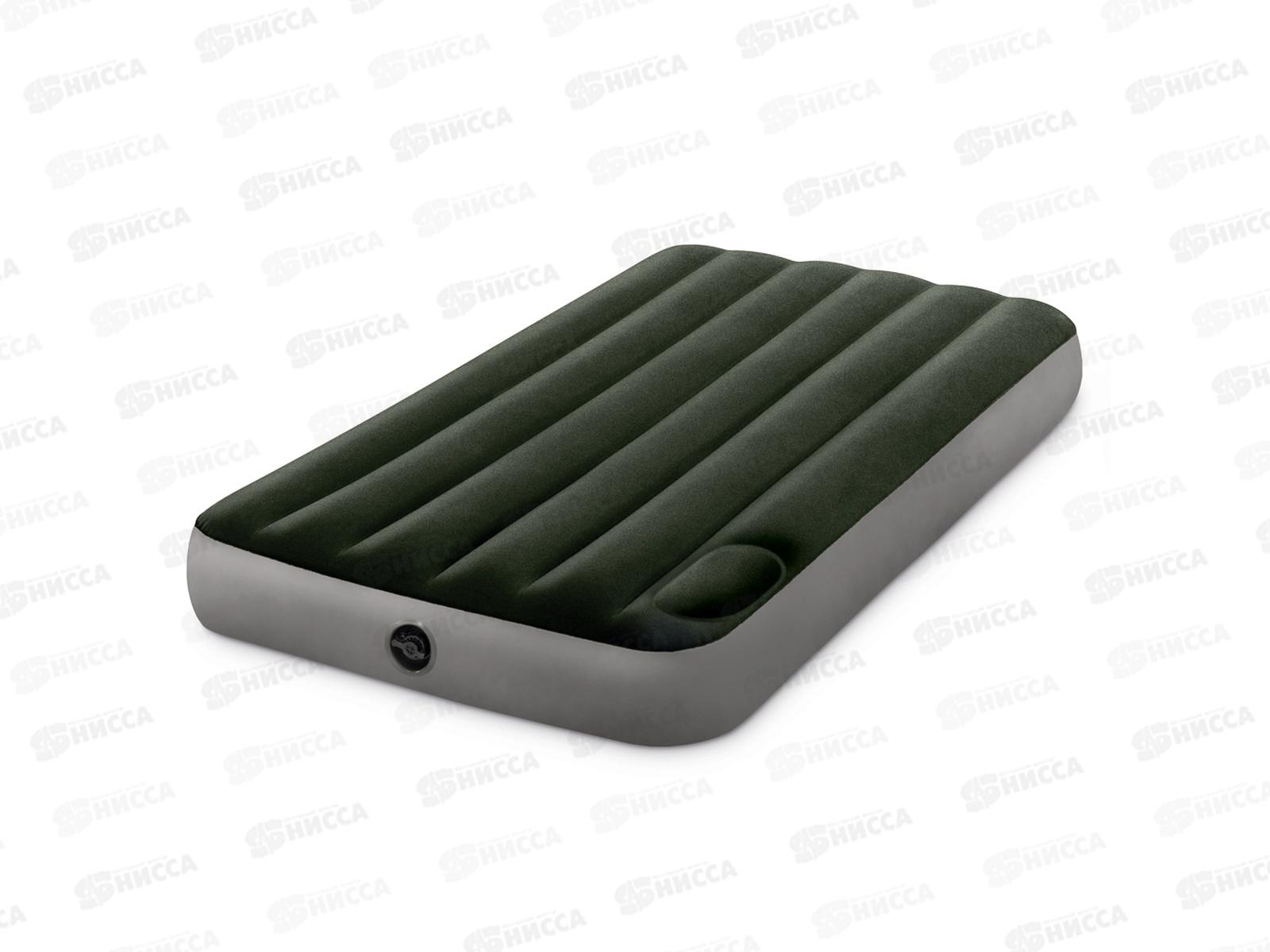 Кровать надувная 64761 99*191*25см насос INTEX  *4