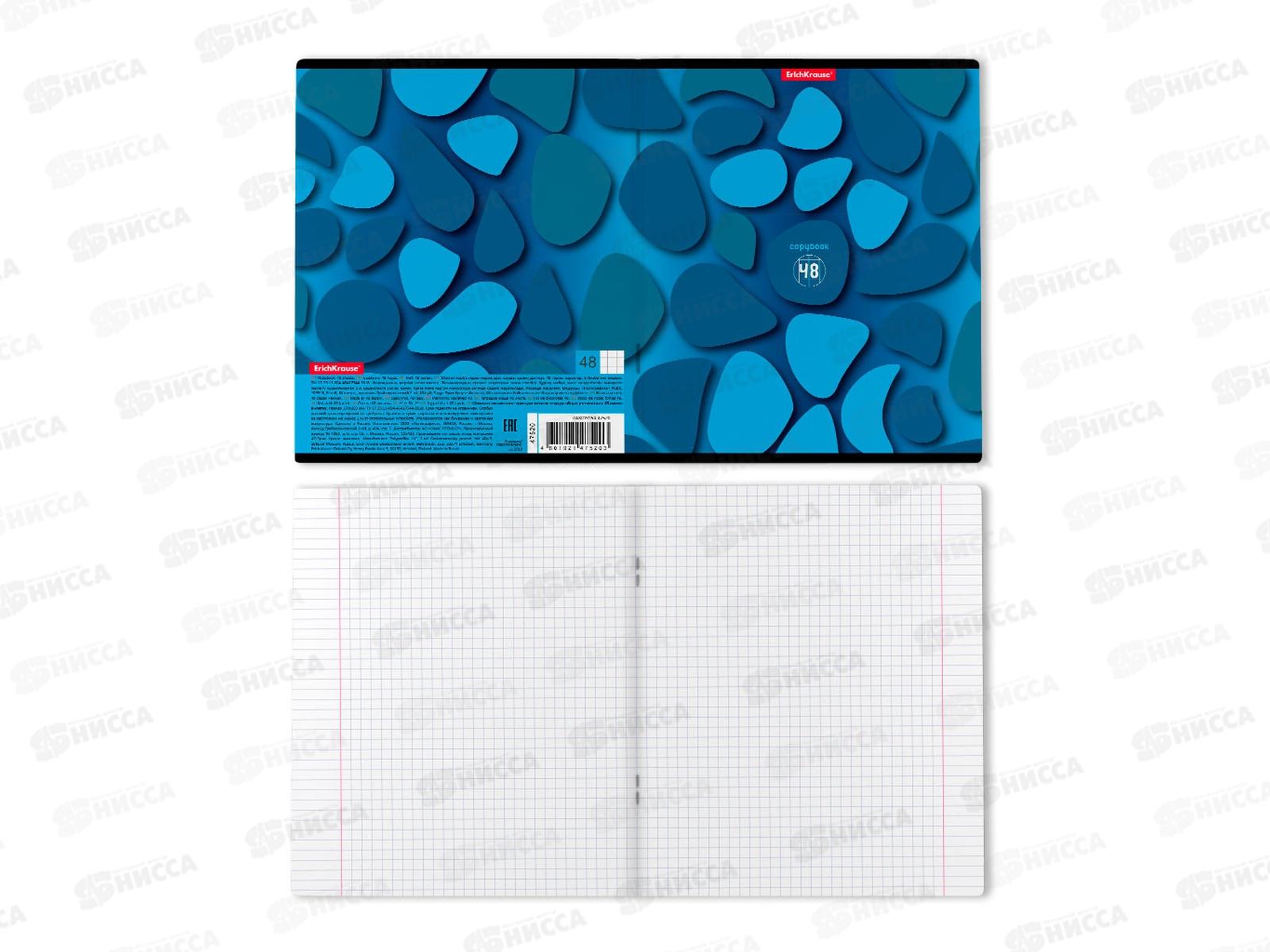 Тетрадь 48листов клетка ПОЛИ  Color Stones (аналог 45110) 47520 *5/100