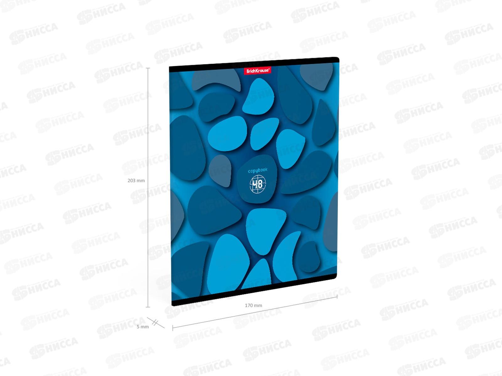 Тетрадь 48листов клетка ПОЛИ  Color Stones (аналог 45110) 47520 *5/100