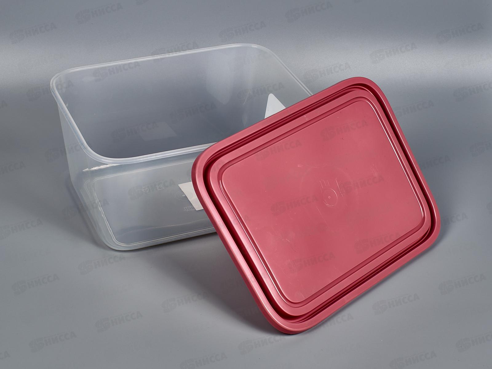 Емкость для продуктов прямоугольная 4л Ягодный М1455 *12