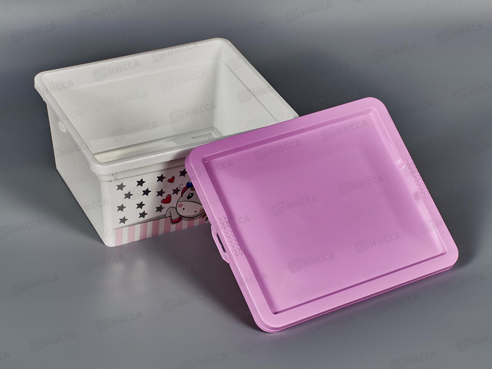 Ящик 2л ДЕКО 190*160*90мм единорог М2355 *10