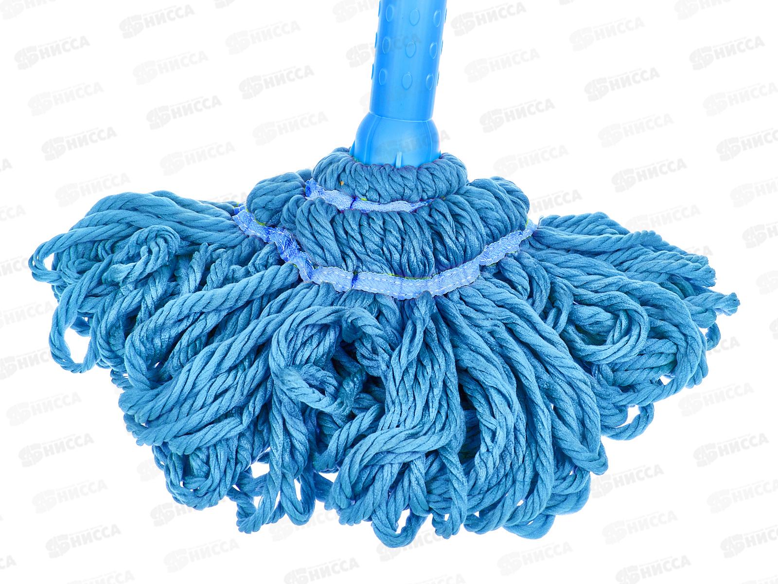 Швабра твист &quotМамонтенок&quot микрофибра не телескопическая ручка  KD-8200