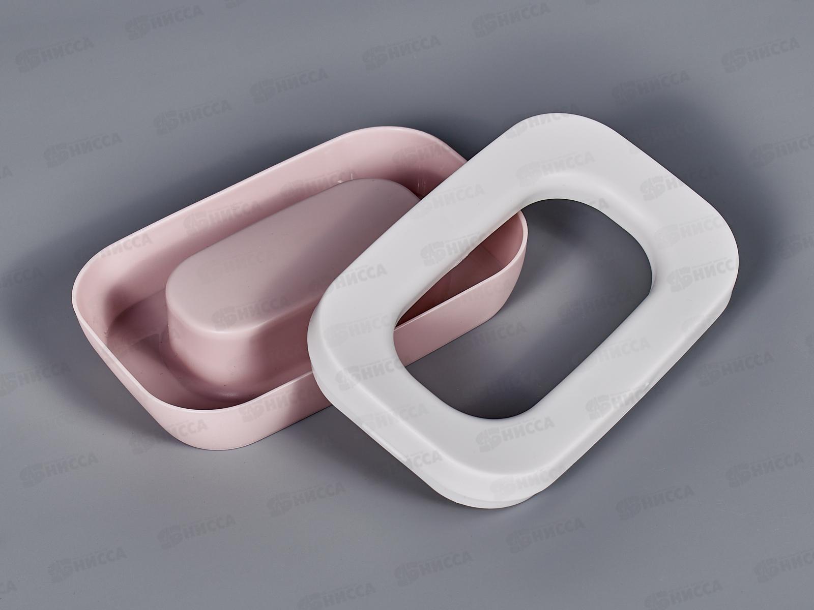 Мыльница открытая Эллиса розовая С843 *19