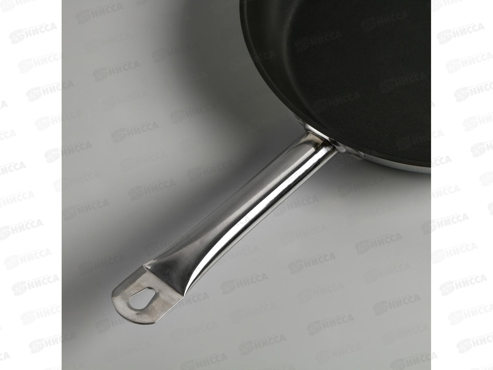 Сковорода 26см без крышки антипригарное покрытие (общепит) корпус 06,мм индукционное дно КТ-ОБ-СА-26