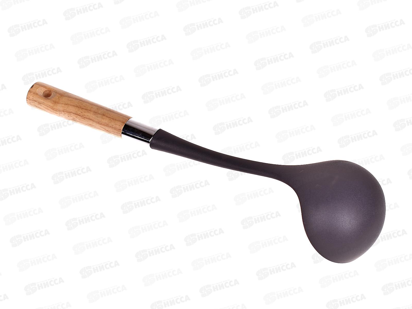 Половник нейлоновый деревянная ручка 17305 *24/72