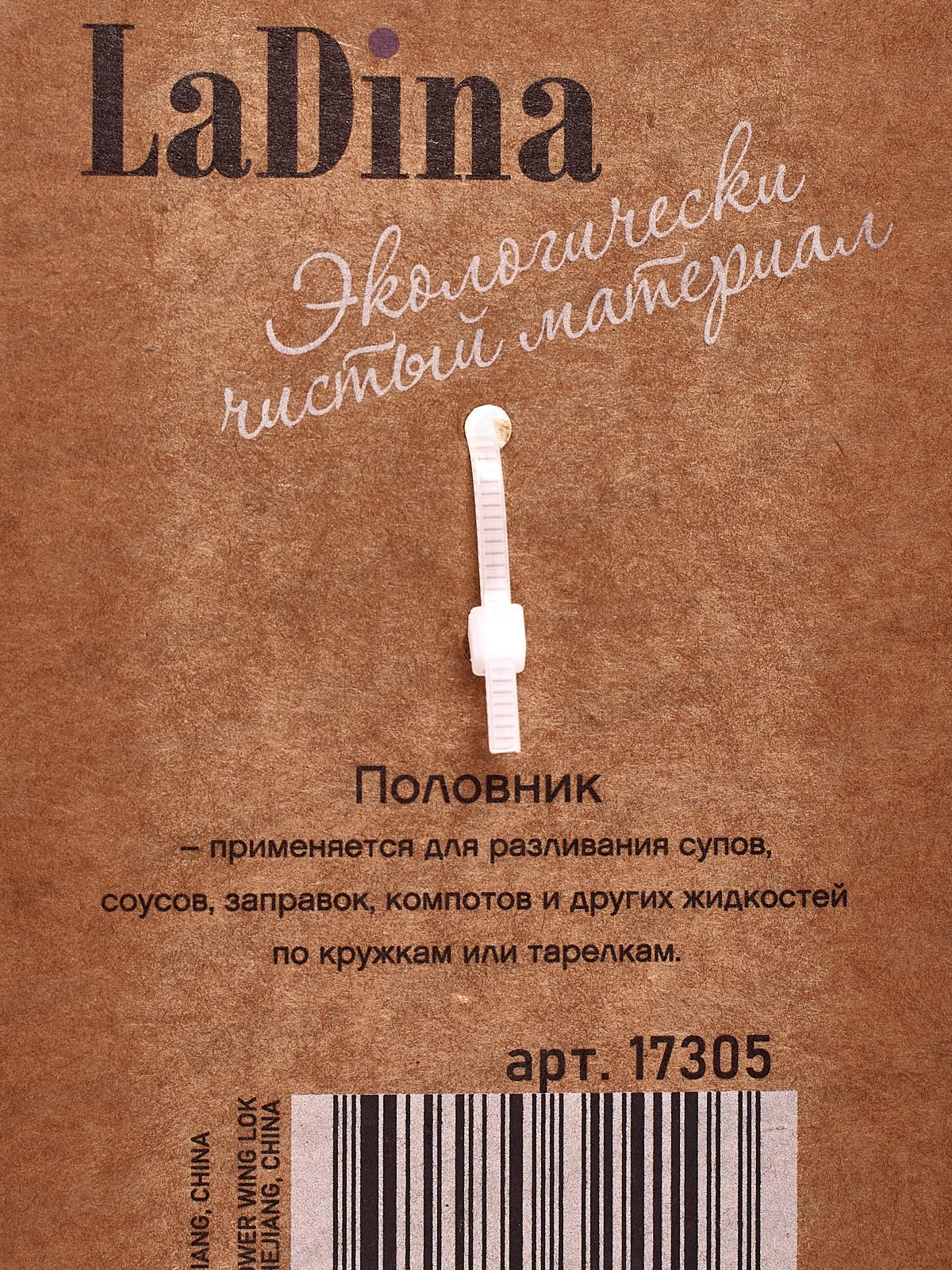 Половник нейлоновый деревянная ручка 17305 *24/72