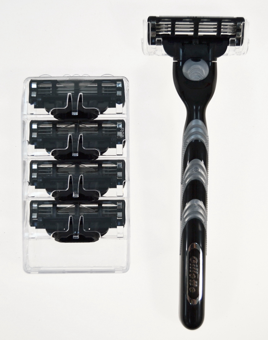 Жиллет МАК-3 станок + 1 кассетой + МАК-3 4 сменные кассеты *6/20