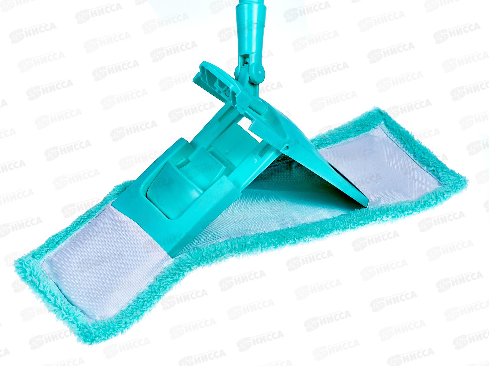 Швабра флеттер &quotУмничка&quot микрофибра телескопическая ручка KF-P024 МП *24