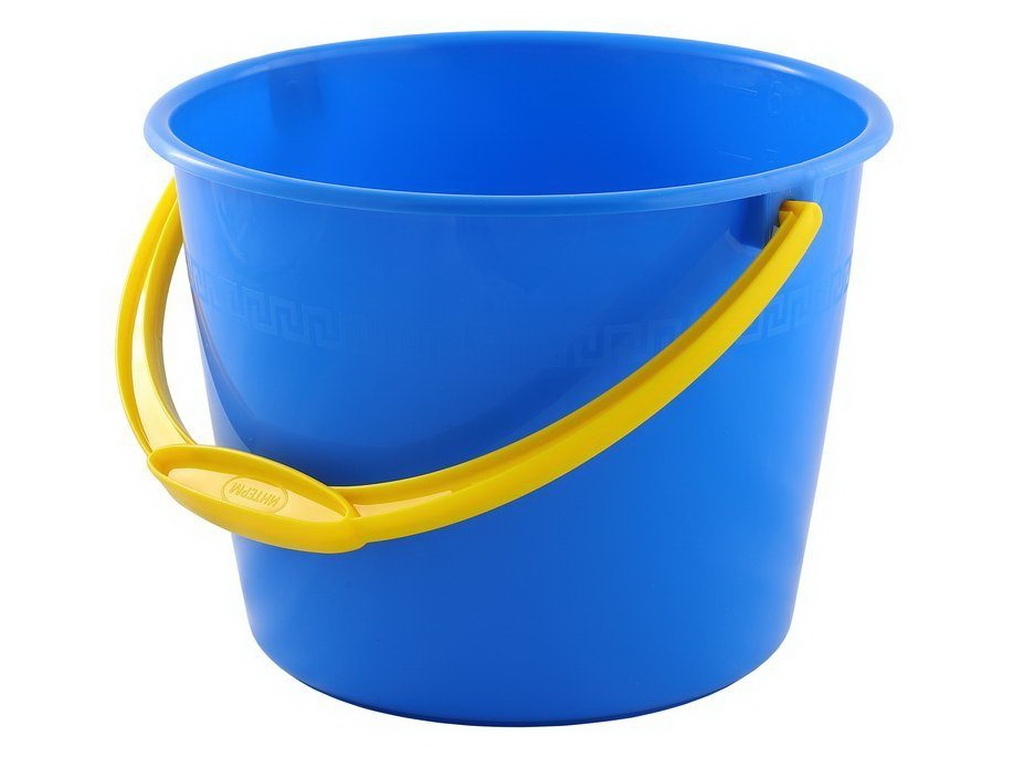 Ведро-лукошко 6л мерное зеленое  ИНТ