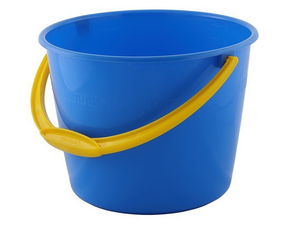 Ведро-лукошко 9л  красный ИНТ