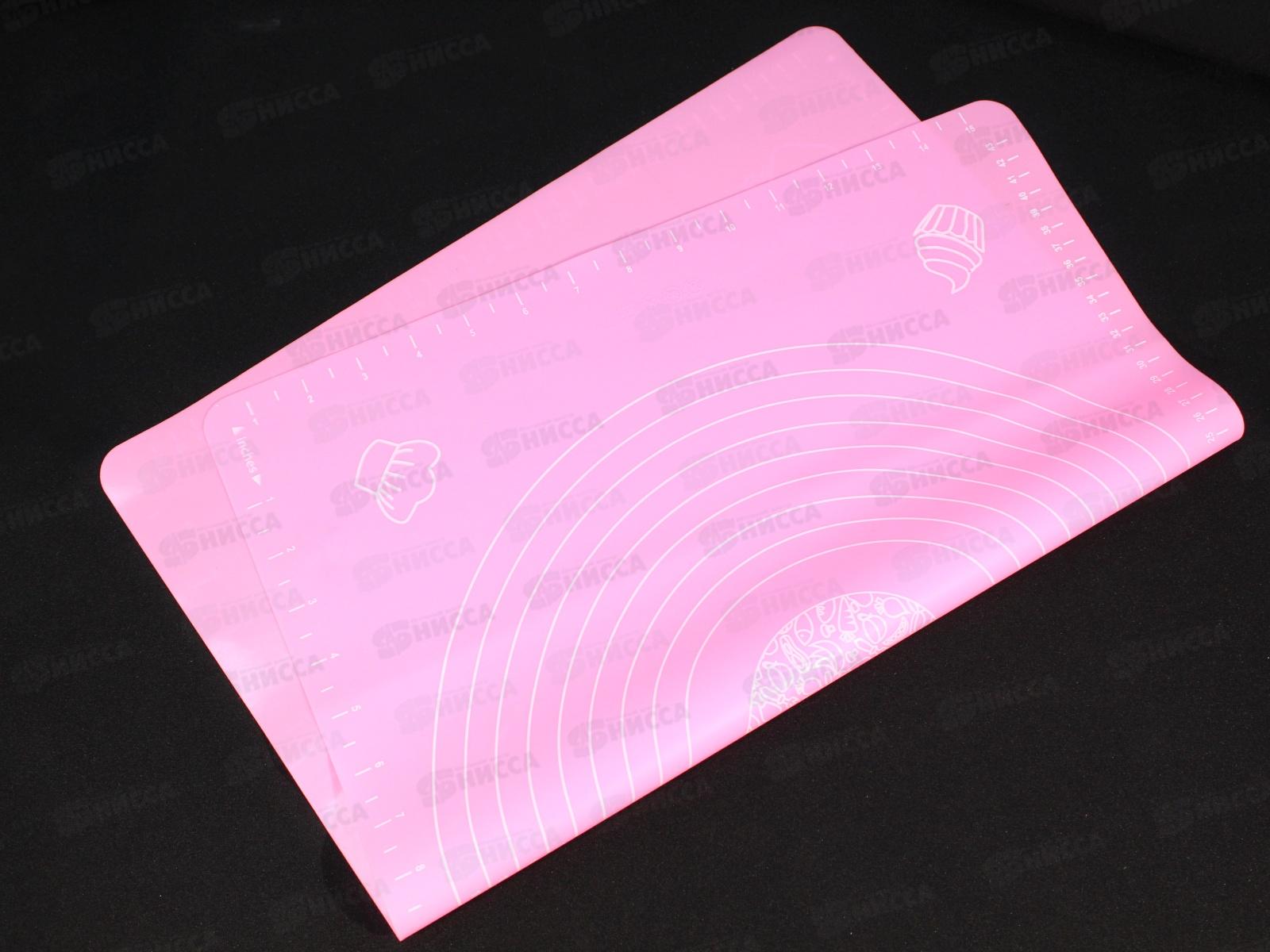 Коврик для раскатки выпечки теста 40*50см силиконовый (051644)  Ж