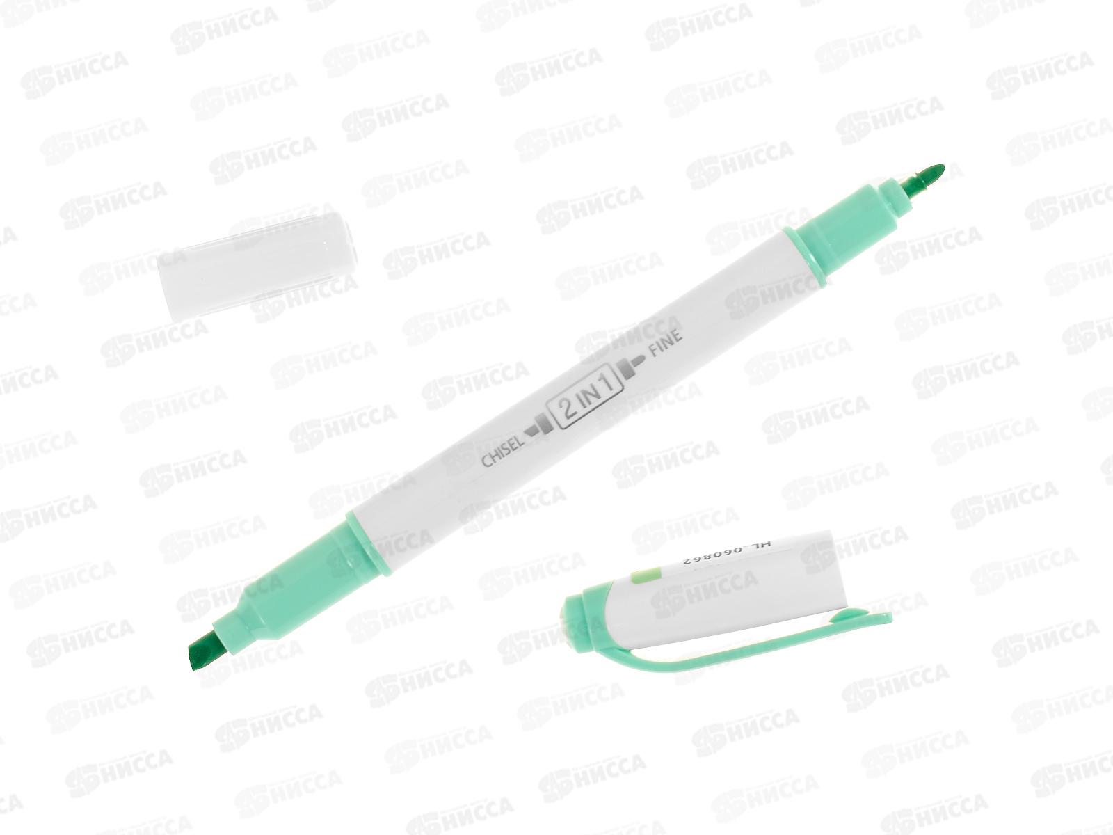 Артмаркер Hatber Mildtone Pastel,двухсторонний мятный  060862*12