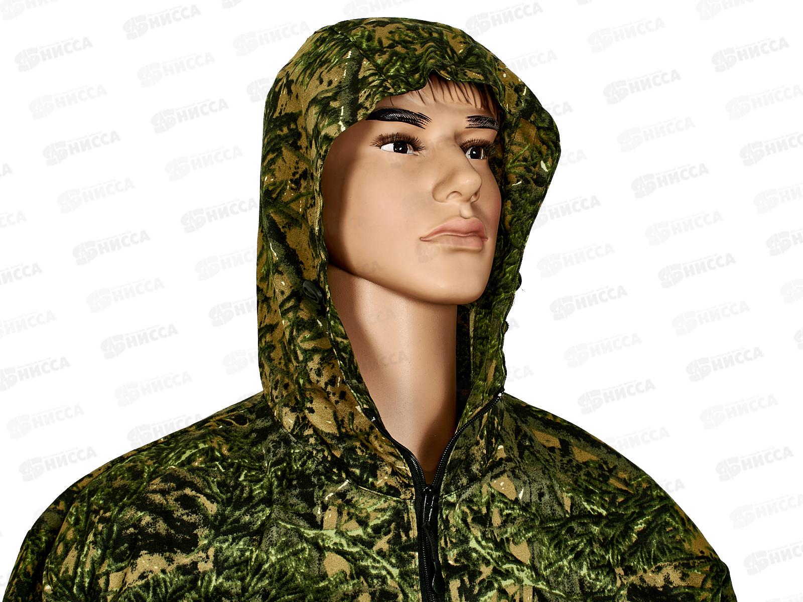 Костюм &quotТурист 3&quot куртка/брюки, (60-62, 182-188) камуфляж Колючка зеленый, ткань Грета