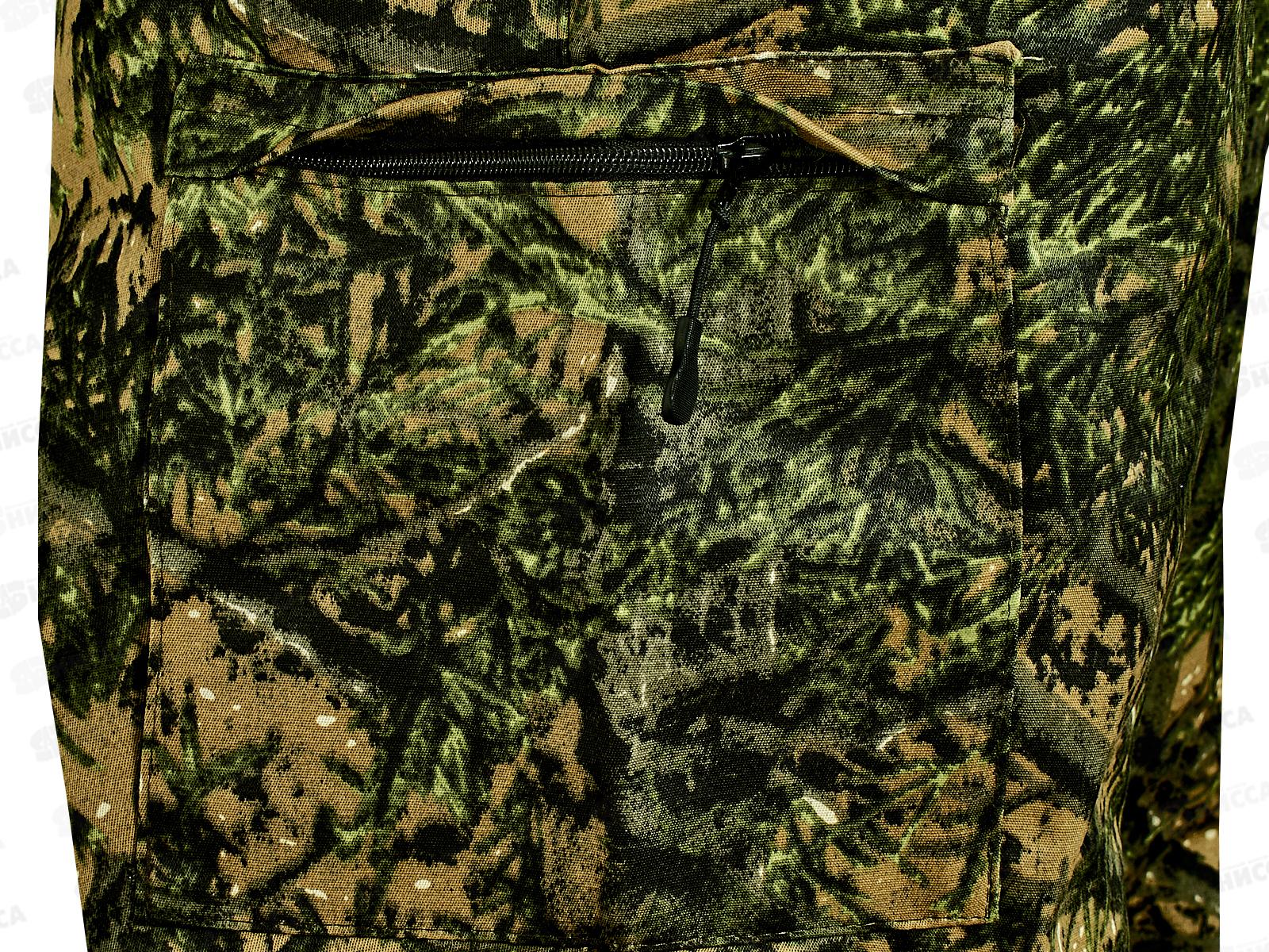 Костюм &quotТурист 3&quot куртка/брюки, (60-62, 182-188) камуфляж Колючка зеленый, ткань Грета