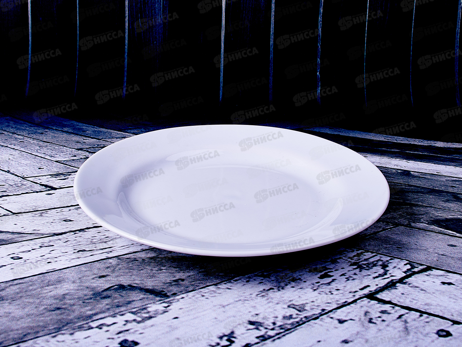 Тарелка мелкая 175мм Гладкий край Белье 037052 *30