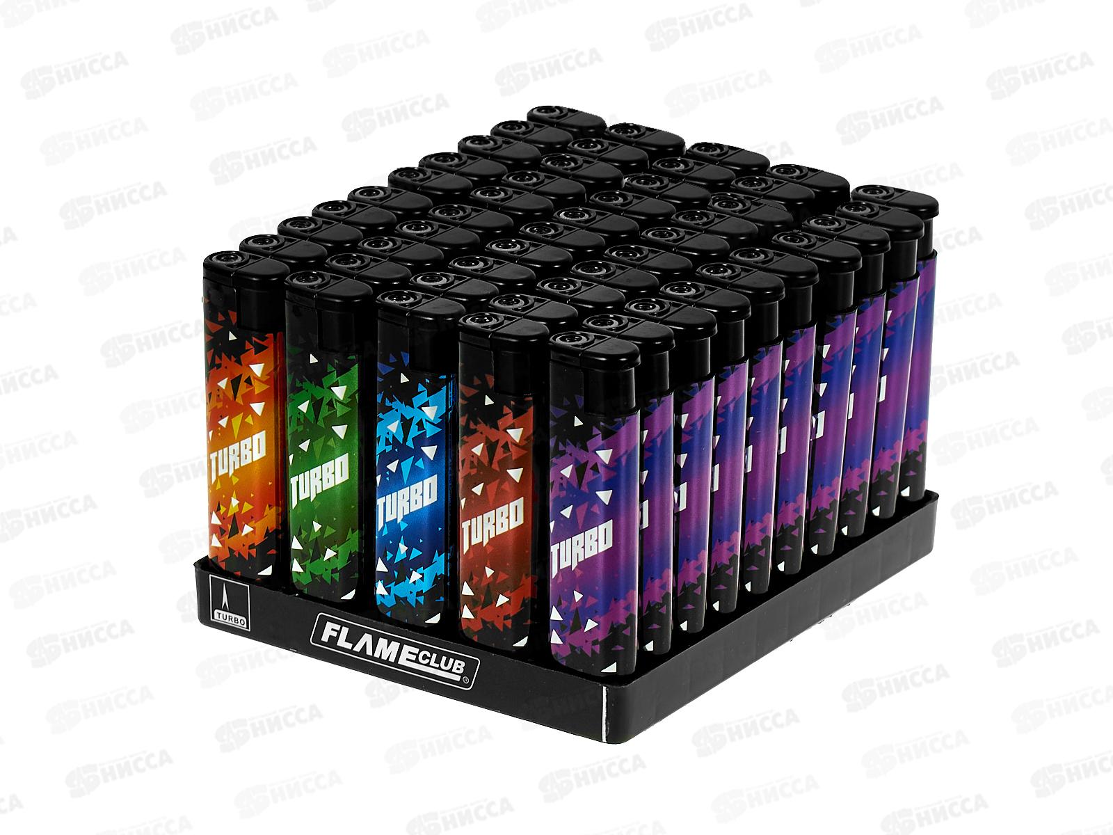 Зажигалка Flameclub P-02 TURBO 2 одноразовая 17716 *50