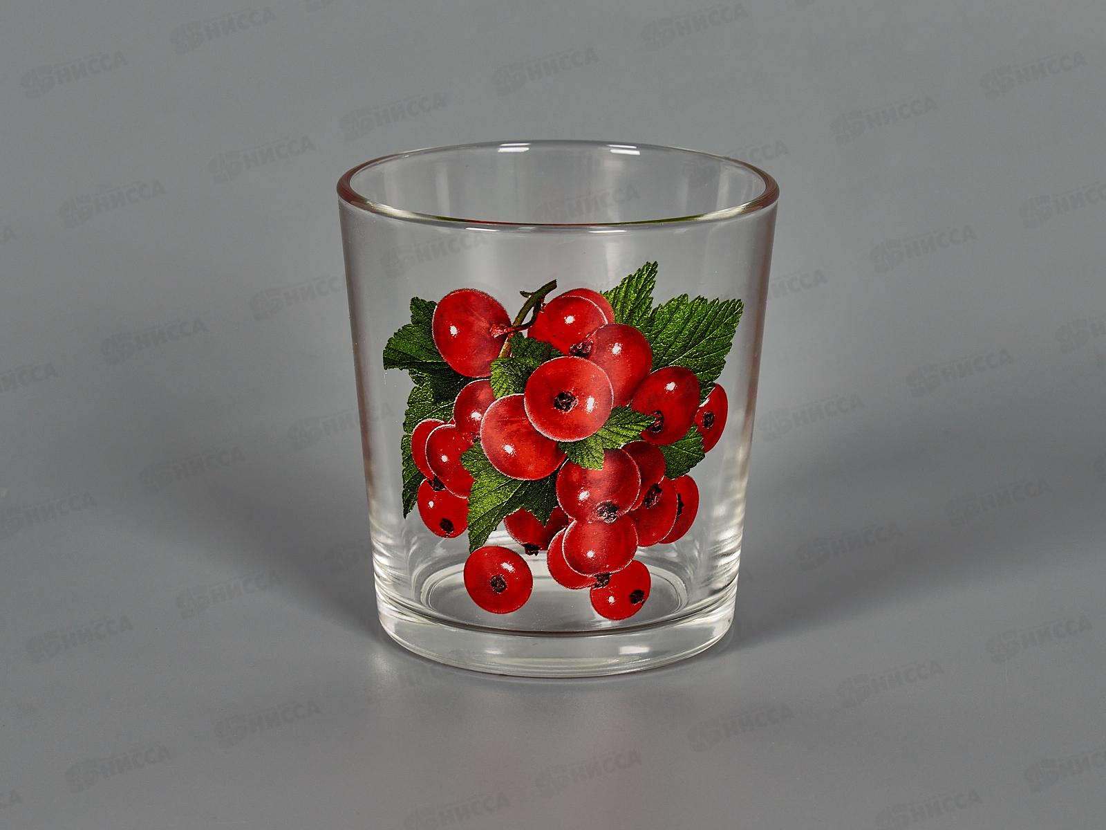 Набор стаканов &quotОда&quot (Красная смородина) 6шт 250мл *6 1249