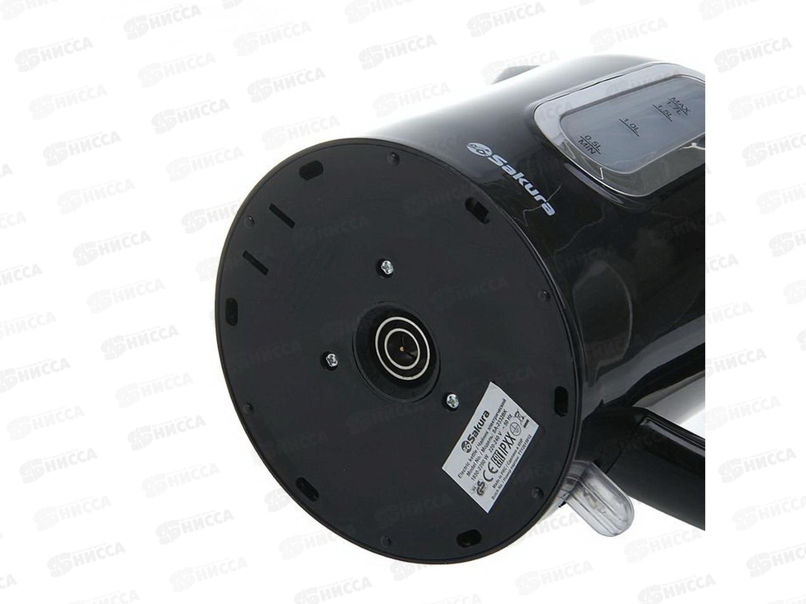 Чайник электрический SA-2343BK (1,7) черный