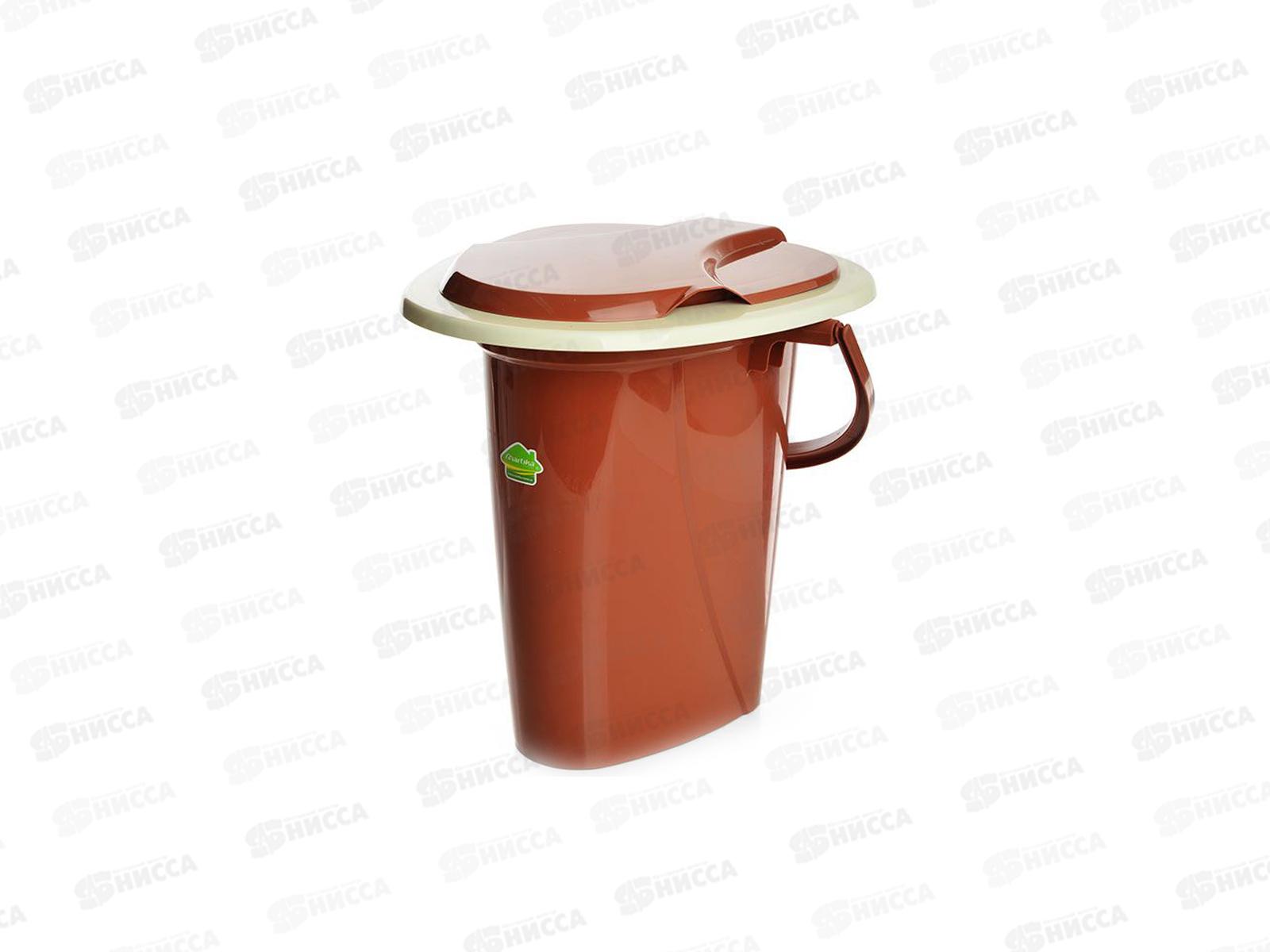 Ведро-туалет Адис 16л С406терракот *6