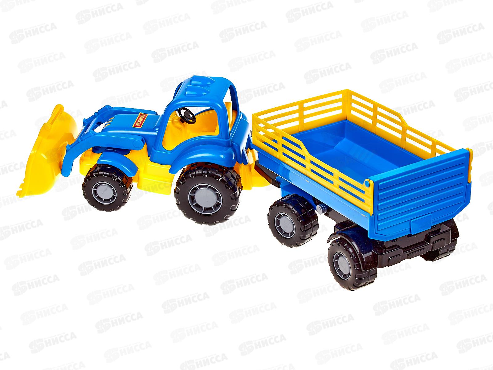 Трактор &quotКрепыш&quot с прицепом №2 44808 *6