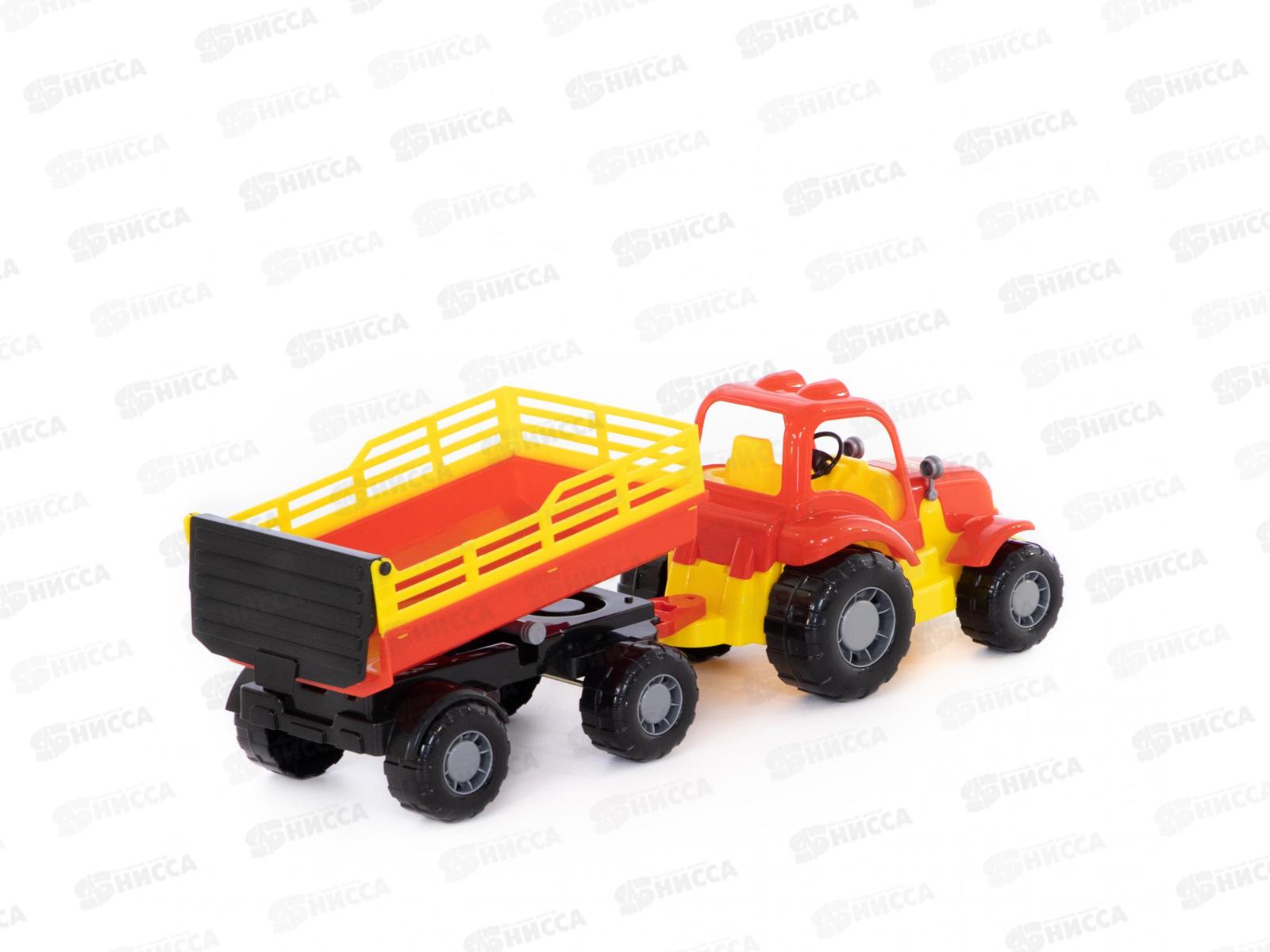 Трактор &quotСилач&quot с прицепом №2 44969 *4