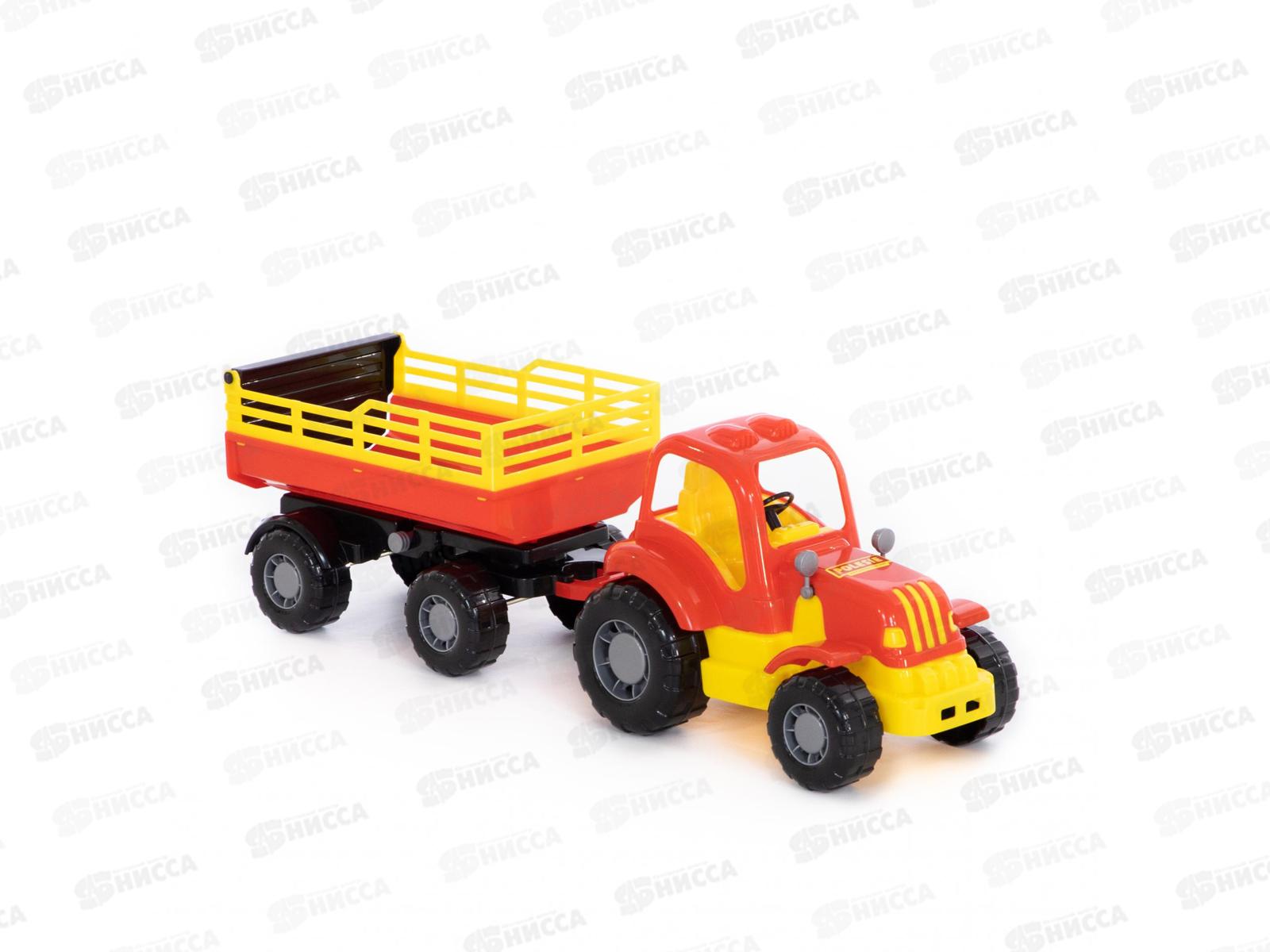 Трактор &quotСилач&quot с прицепом №2 44969 *4