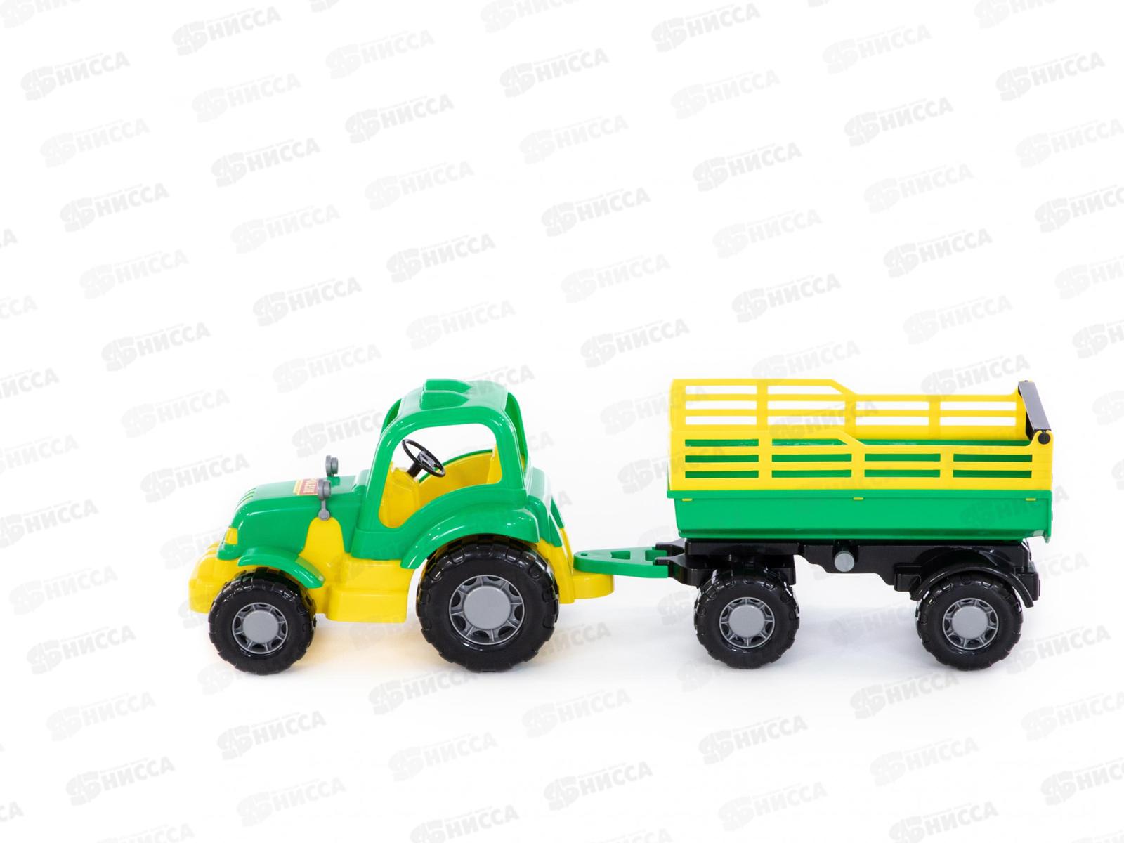 Трактор &quotСилач&quot с прицепом №2 44969 *4