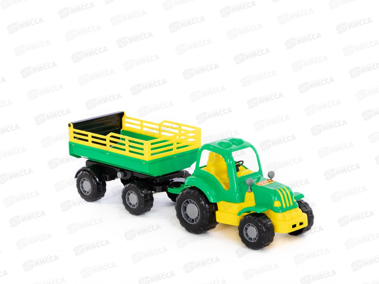 Трактор &quotСилач&quot с прицепом №2 44969 *4