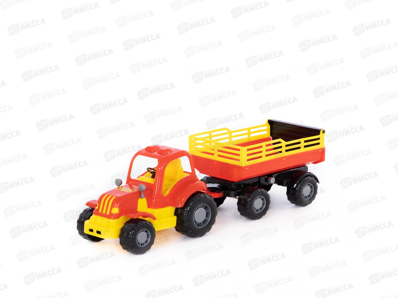 Трактор &quotСилач&quot с прицепом №2 44969 *4