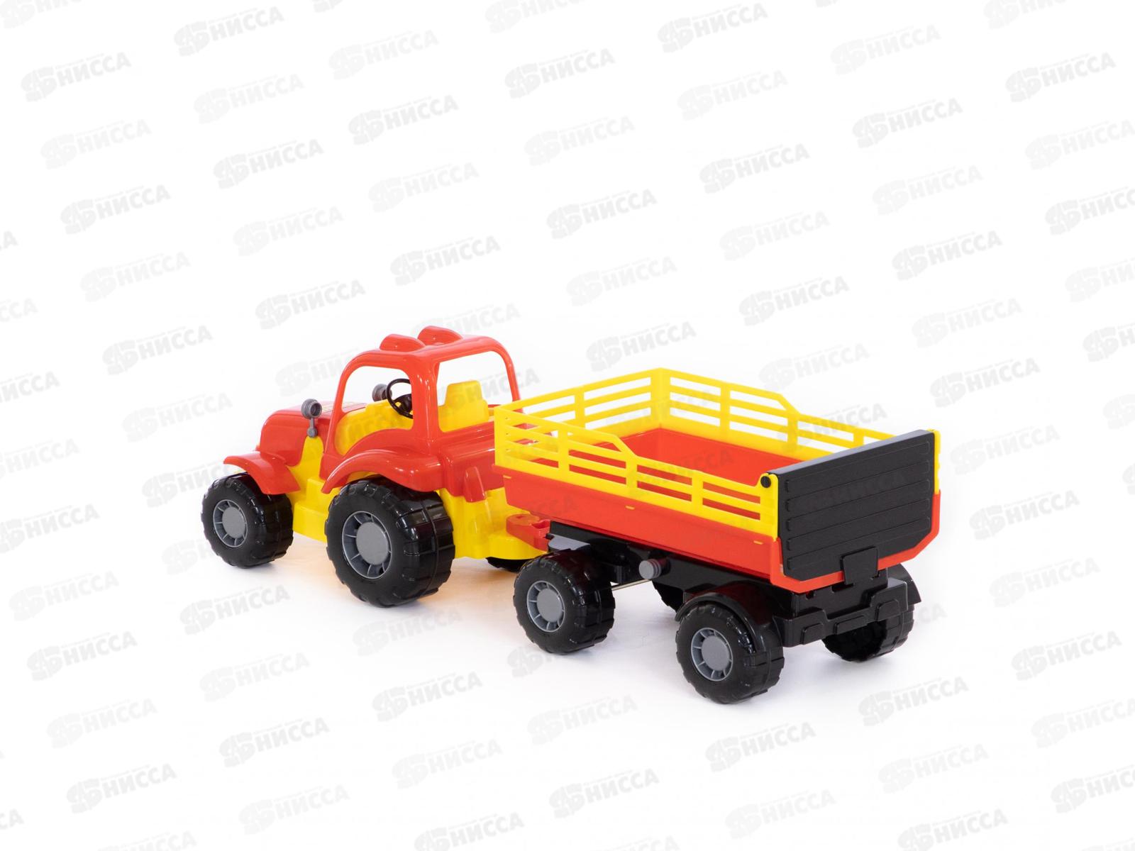 Трактор &quotСилач&quot с прицепом №2 44969 *4