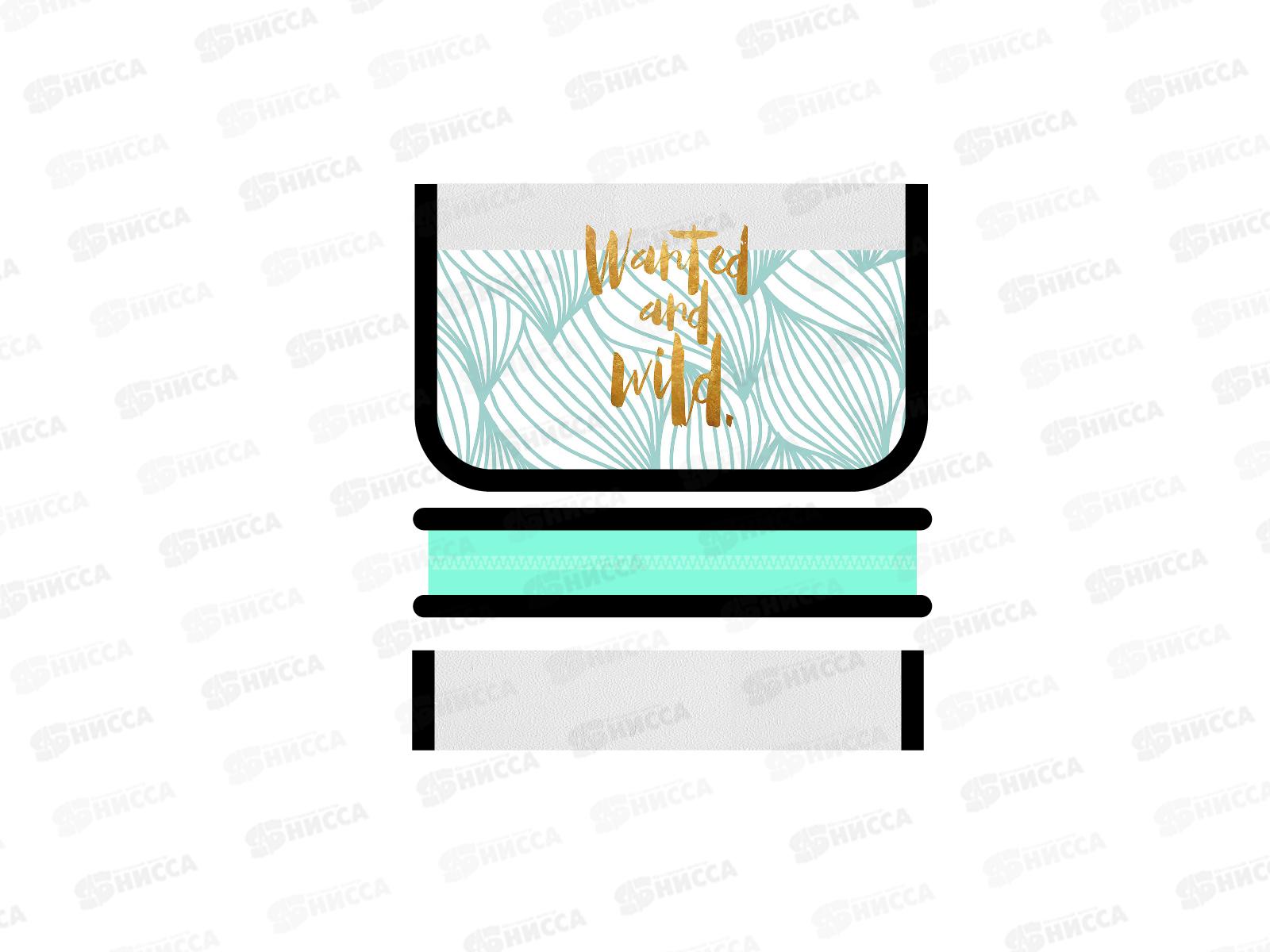 Пенал ПЧЕЛКА Blue mood, 1отделение, 190*115, ПО-04 *35