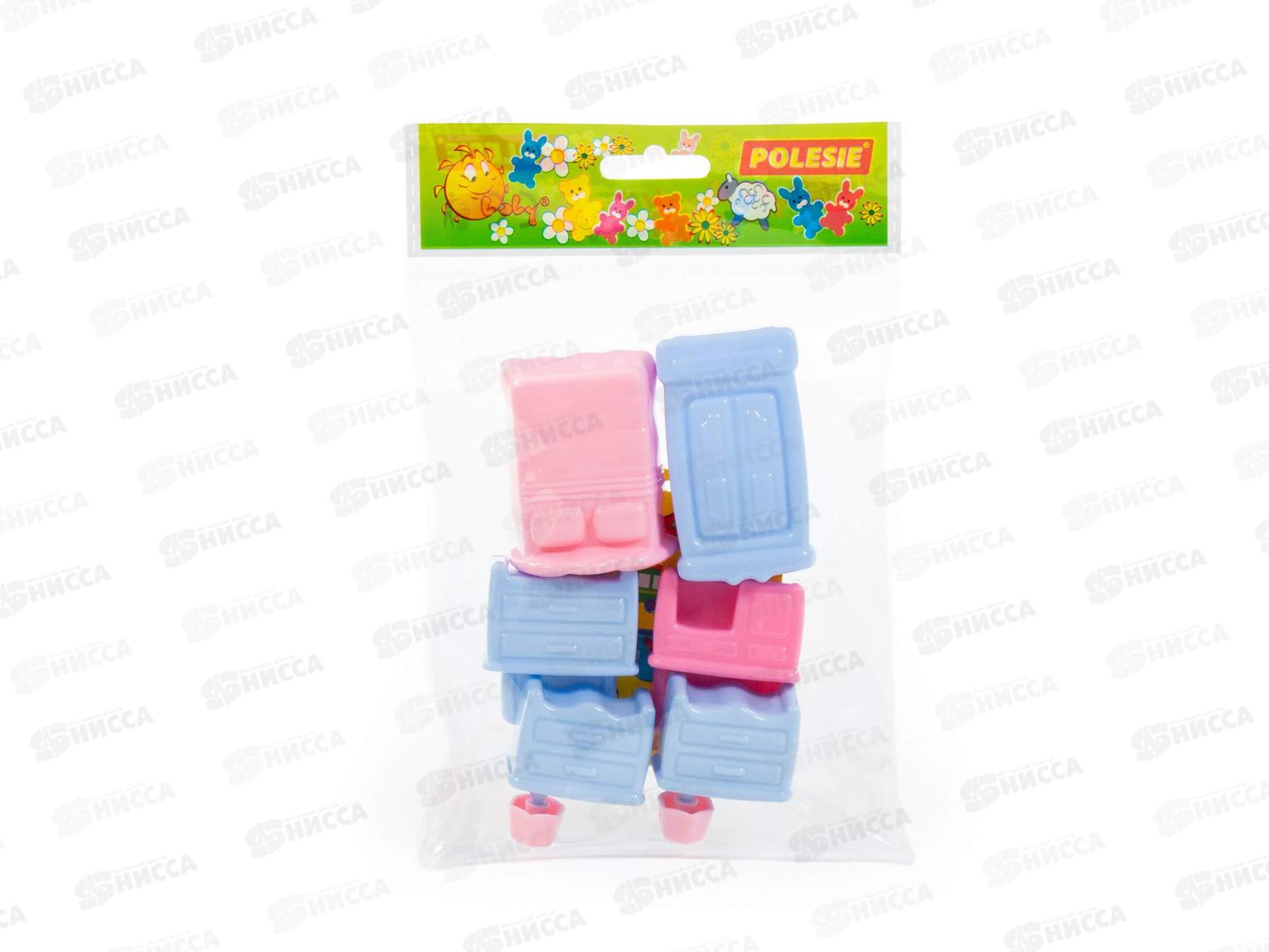 Набор Мебели для кукол №1 6 предметов в пакете 49322 *12