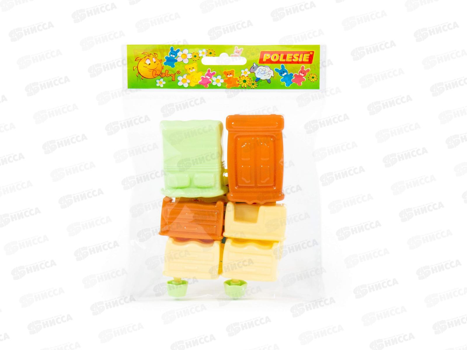 Набор Мебели для кукол №1 6 предметов в пакете 49322 *12