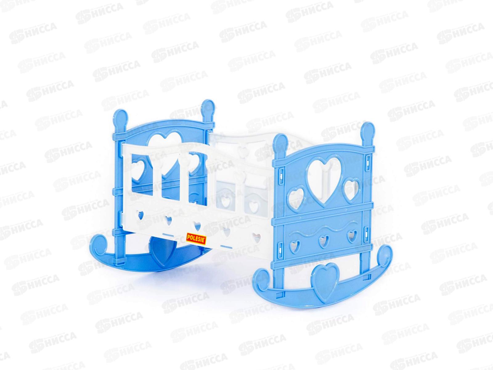 Кроватка-качалка сборная для кукол №2 62062 в пакете *12