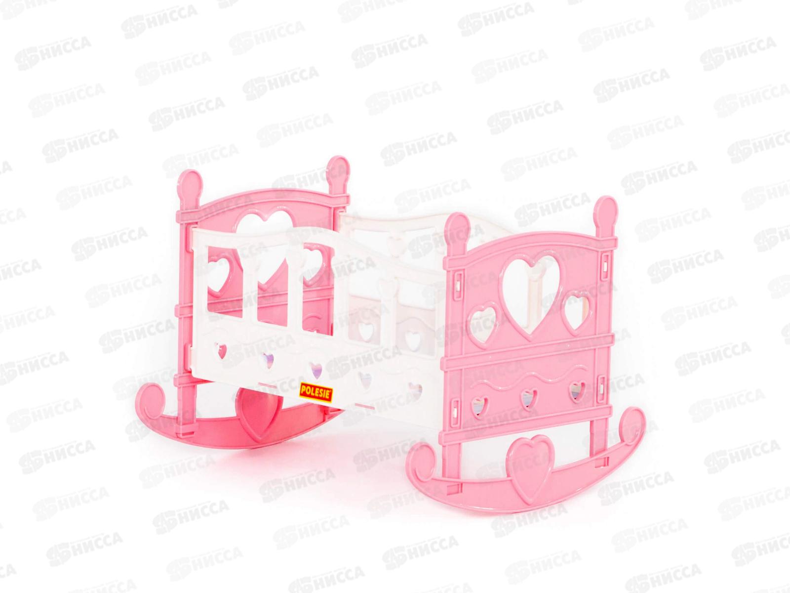 Кроватка-качалка сборная для кукол №2 62062 в пакете *12