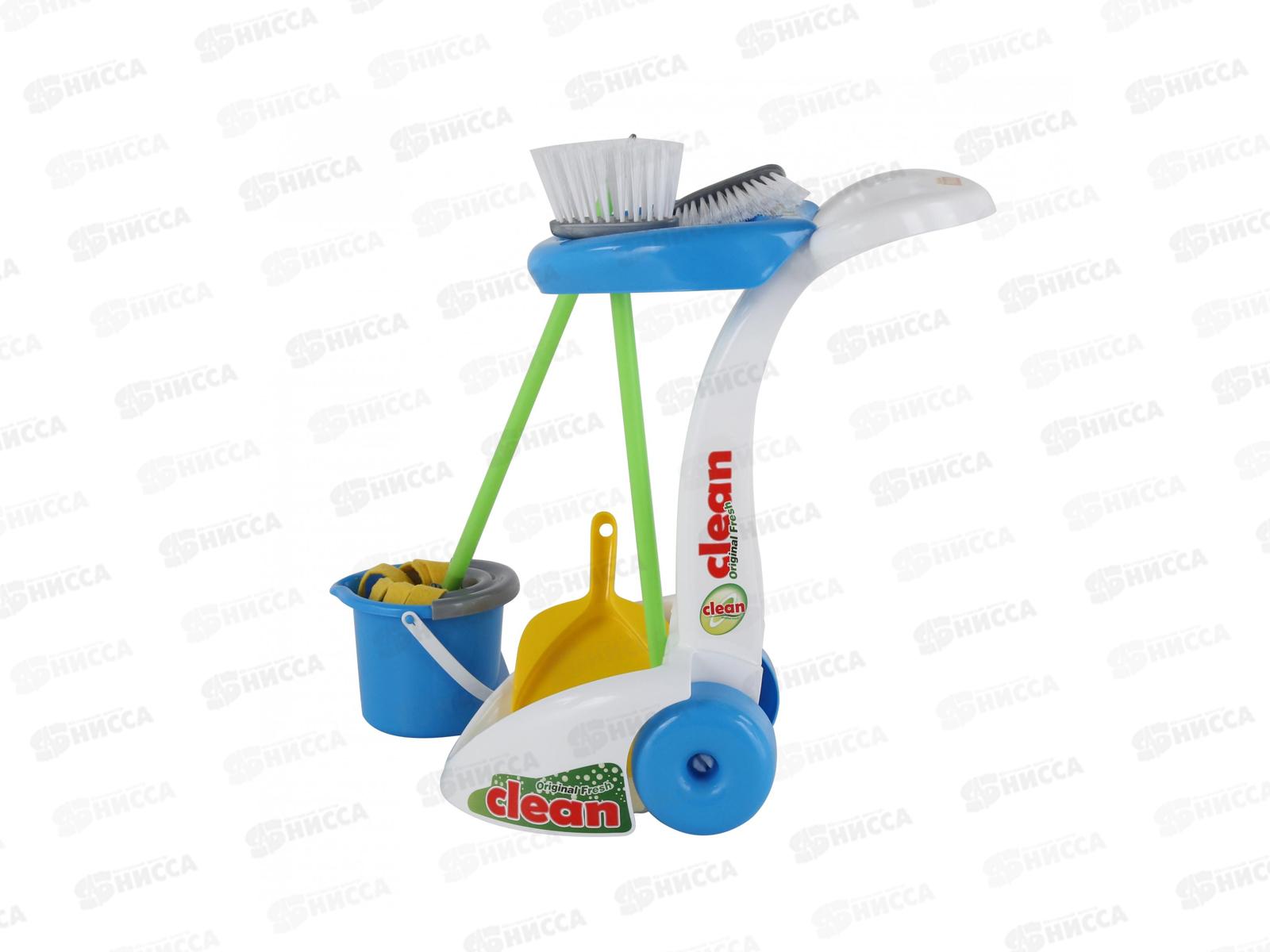 Набор &quotЧистюля&quot 6 предметов в сетке 70258 *4