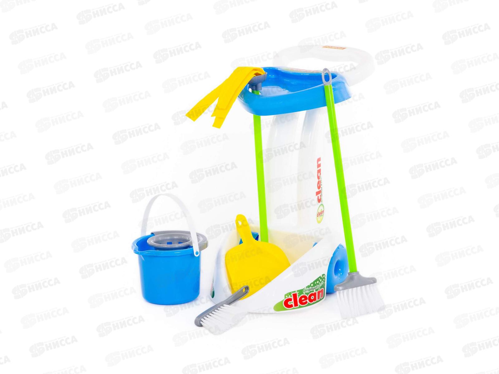 Набор &quotЧистюля&quot 6 предметов в сетке 70258 *4