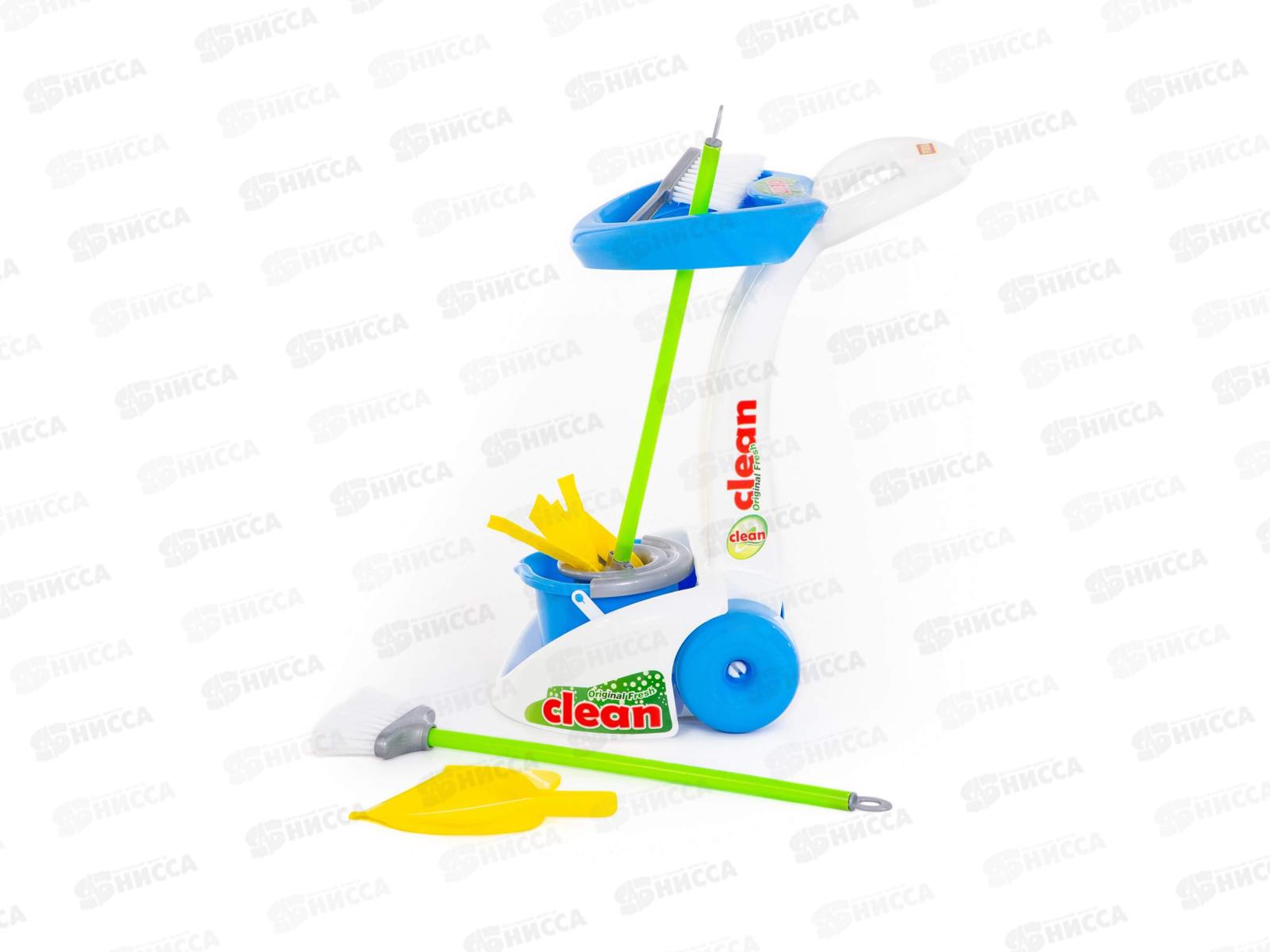 Набор &quotЧистюля&quot 6 предметов в сетке 70258 *4