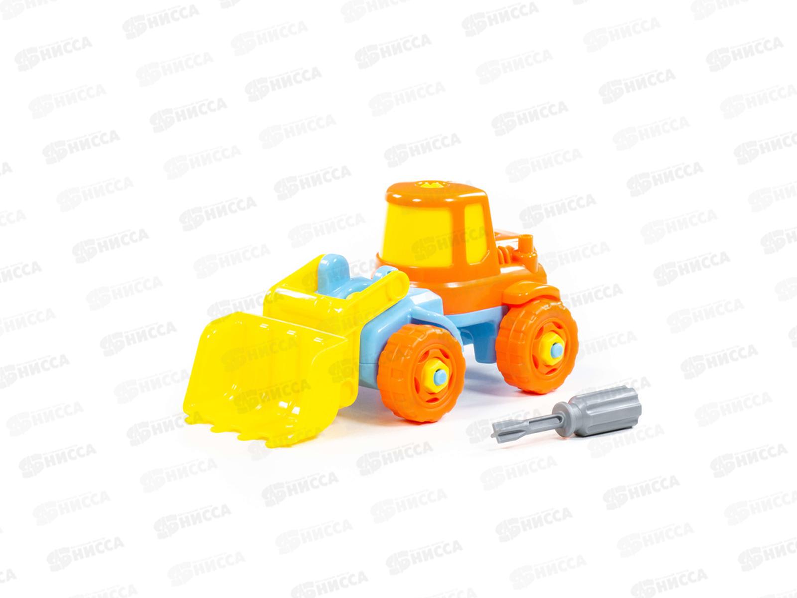 Конструктор-транспорт &quotПогрузчик&quot (20 элементов), 77103 в пакете *12