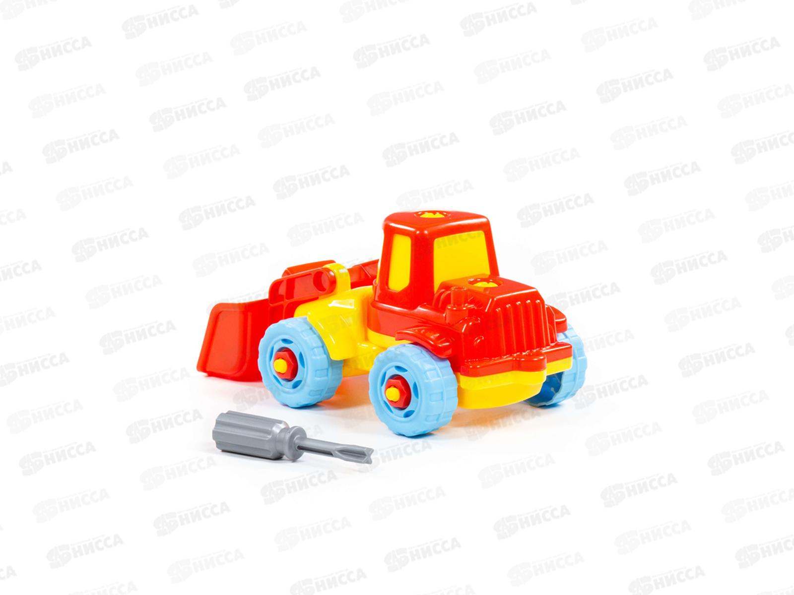 Конструктор-транспорт &quotПогрузчик&quot (20 элементов), 77103 в пакете *12