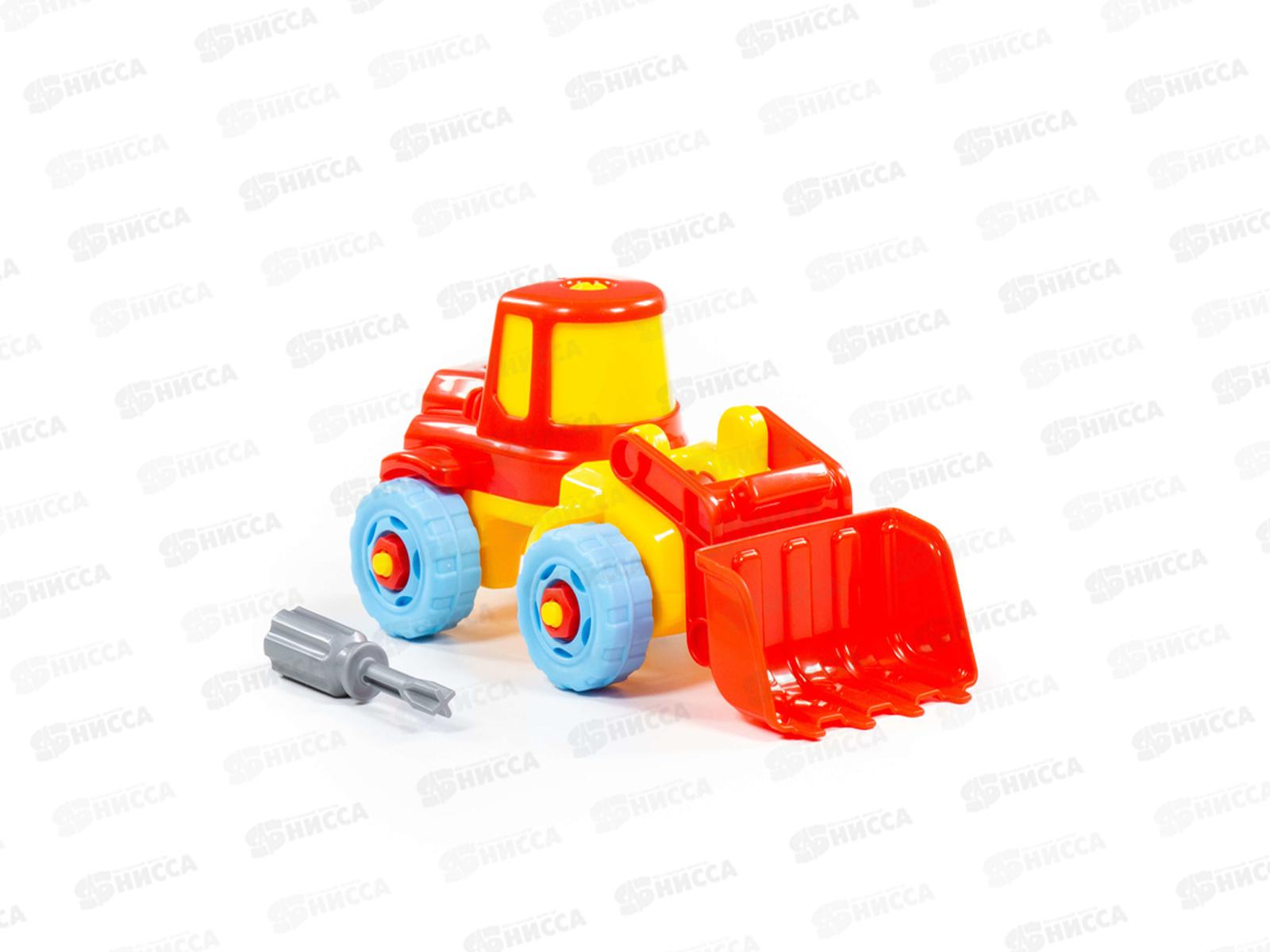 Конструктор-транспорт &quotПогрузчик&quot (20 элементов), 77103 в пакете *12