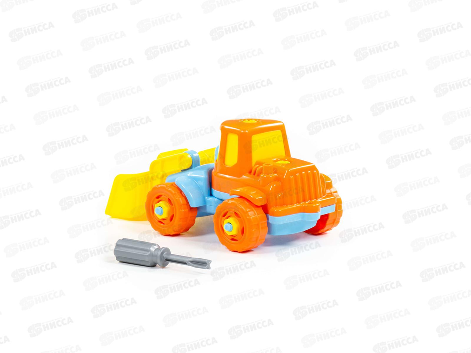 Конструктор-транспорт &quotПогрузчик&quot (20 элементов), 77103 в пакете *12