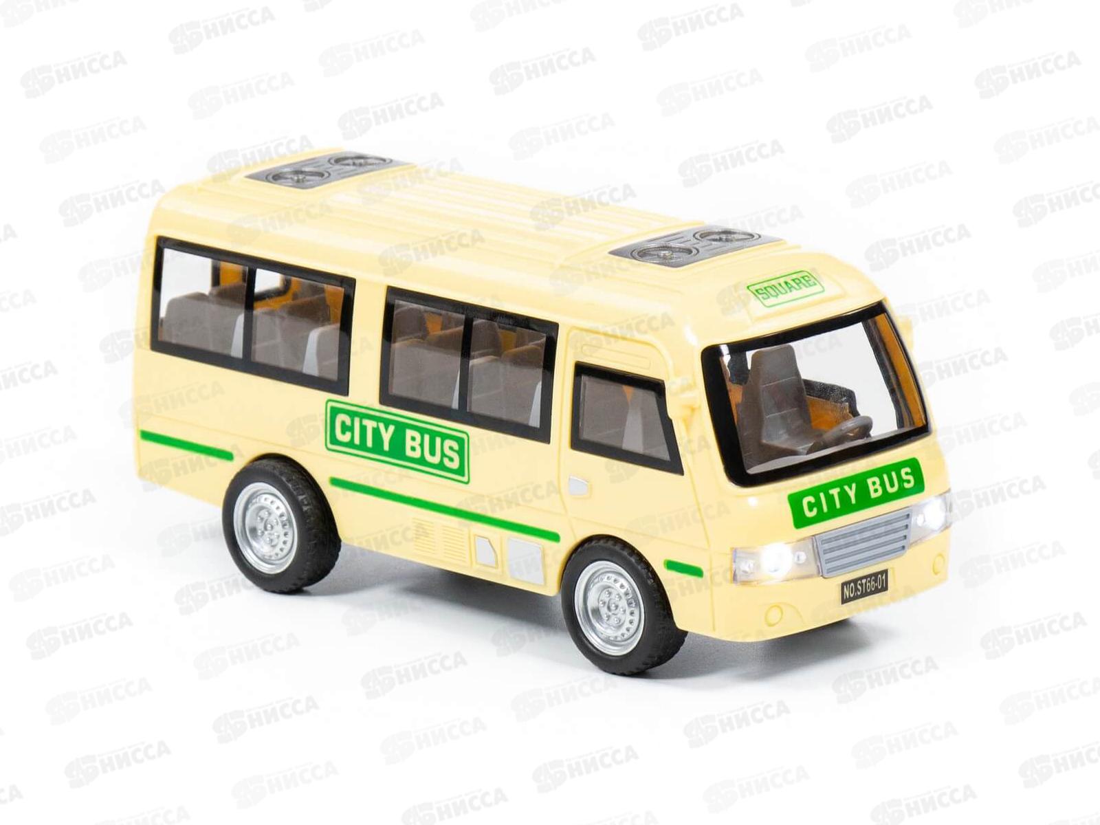 Автомобиль инерционный &quotГородской автобус&quot свет и звук 78964 в коробке *8