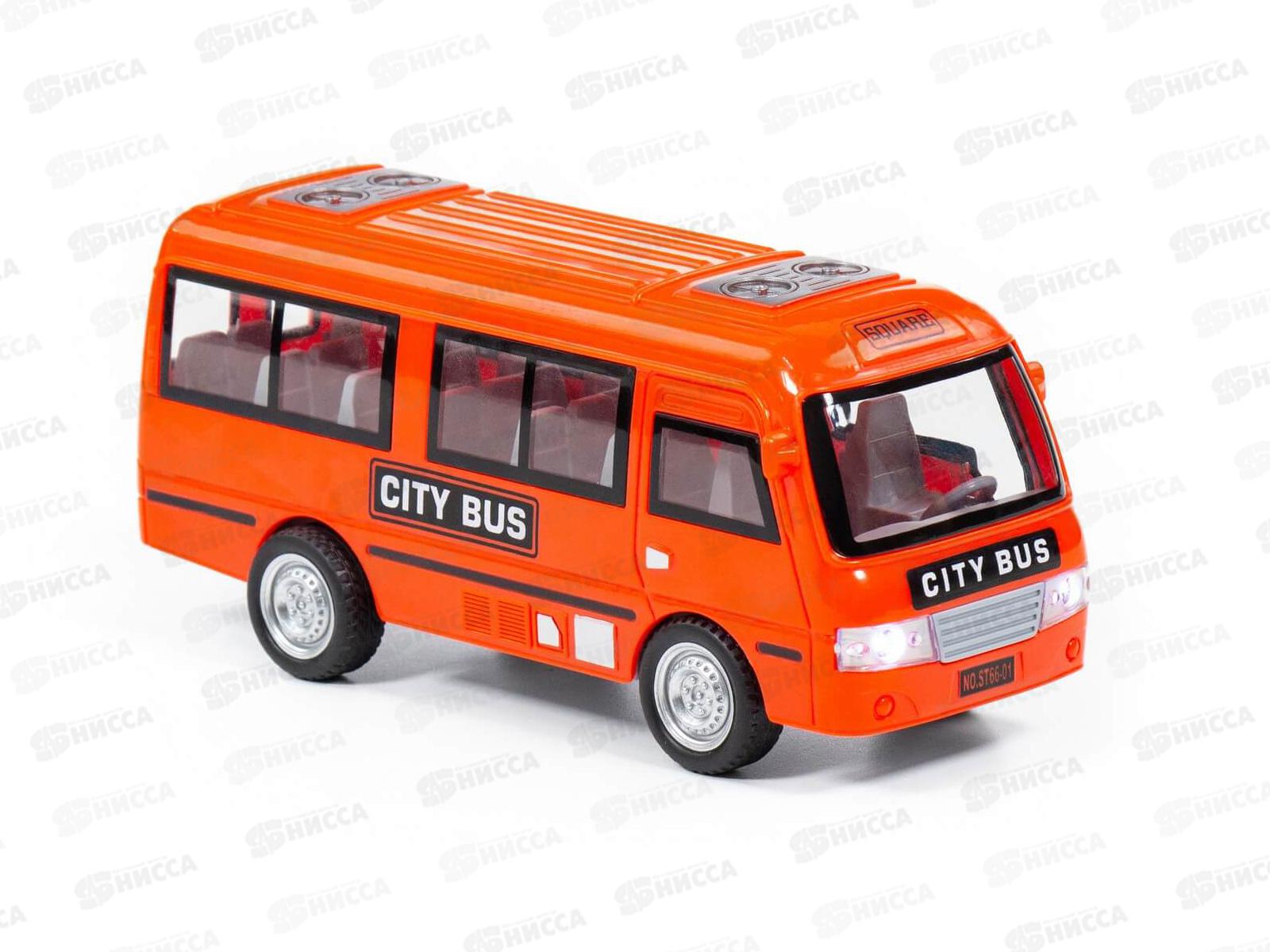 Автомобиль инерционный &quotГородской автобус&quot свет и звук 78964 в коробке *8