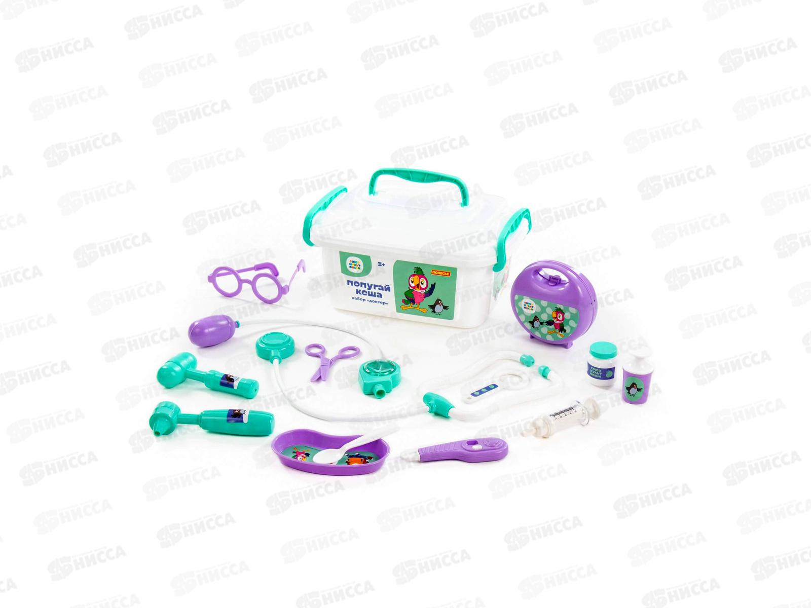 Набор &quotПопугай Кеша&quot доктор, в контейнере 83333 *4